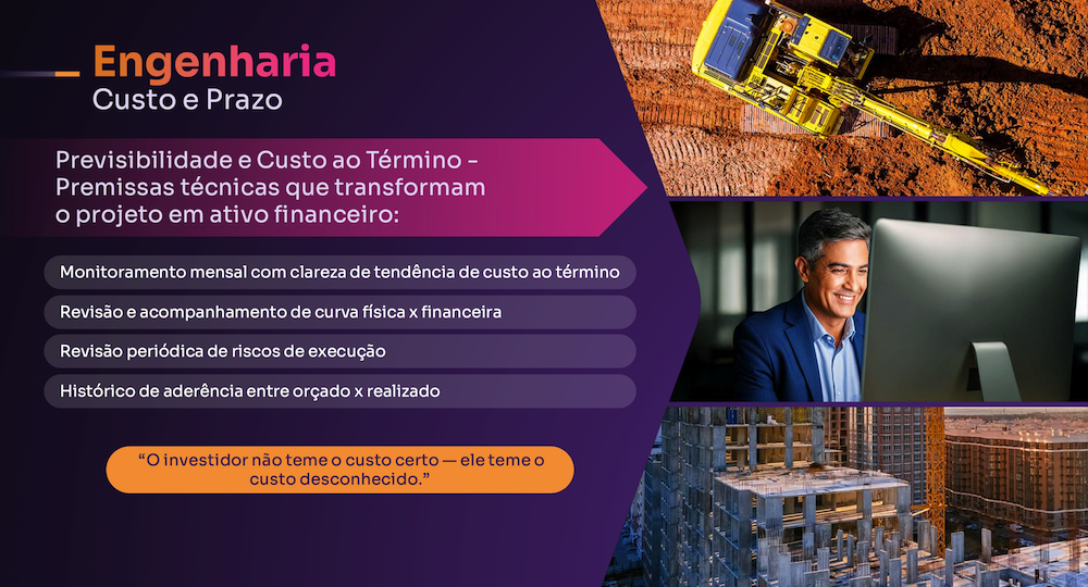 Engenharia como diferencial competitivo: o que o mercado de capitais exige antes de investir - orçamento de obras