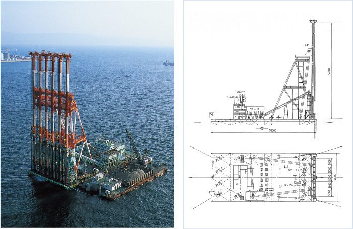 Desafios da construção da ilha artificial de Kansai